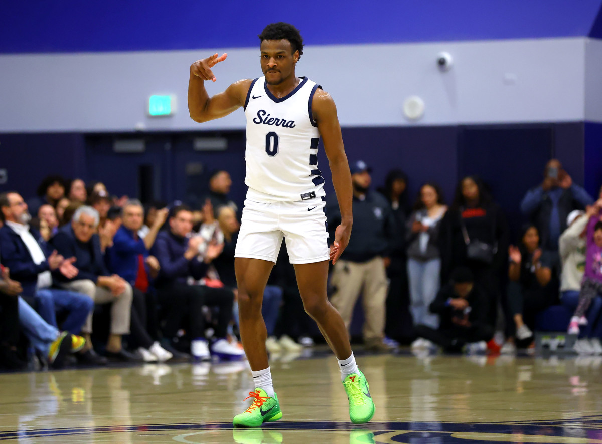 Sierra Canyon Bronny James LeBron James 61, Etiwanda 55 SC QF playoffs boys basketball by Nick Koza 3-2-23030220232778